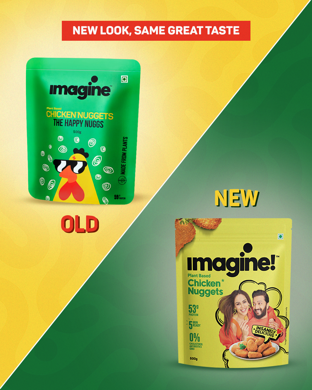 Plant Based Chicken Nuggets (500g) | Imagine Foods Pvt. Ltd.