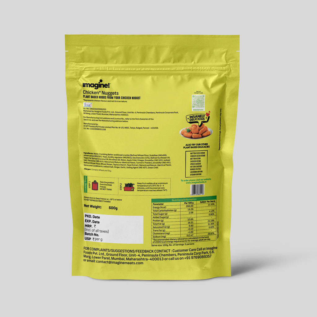 Plant Based Chicken Nuggets (500g)
