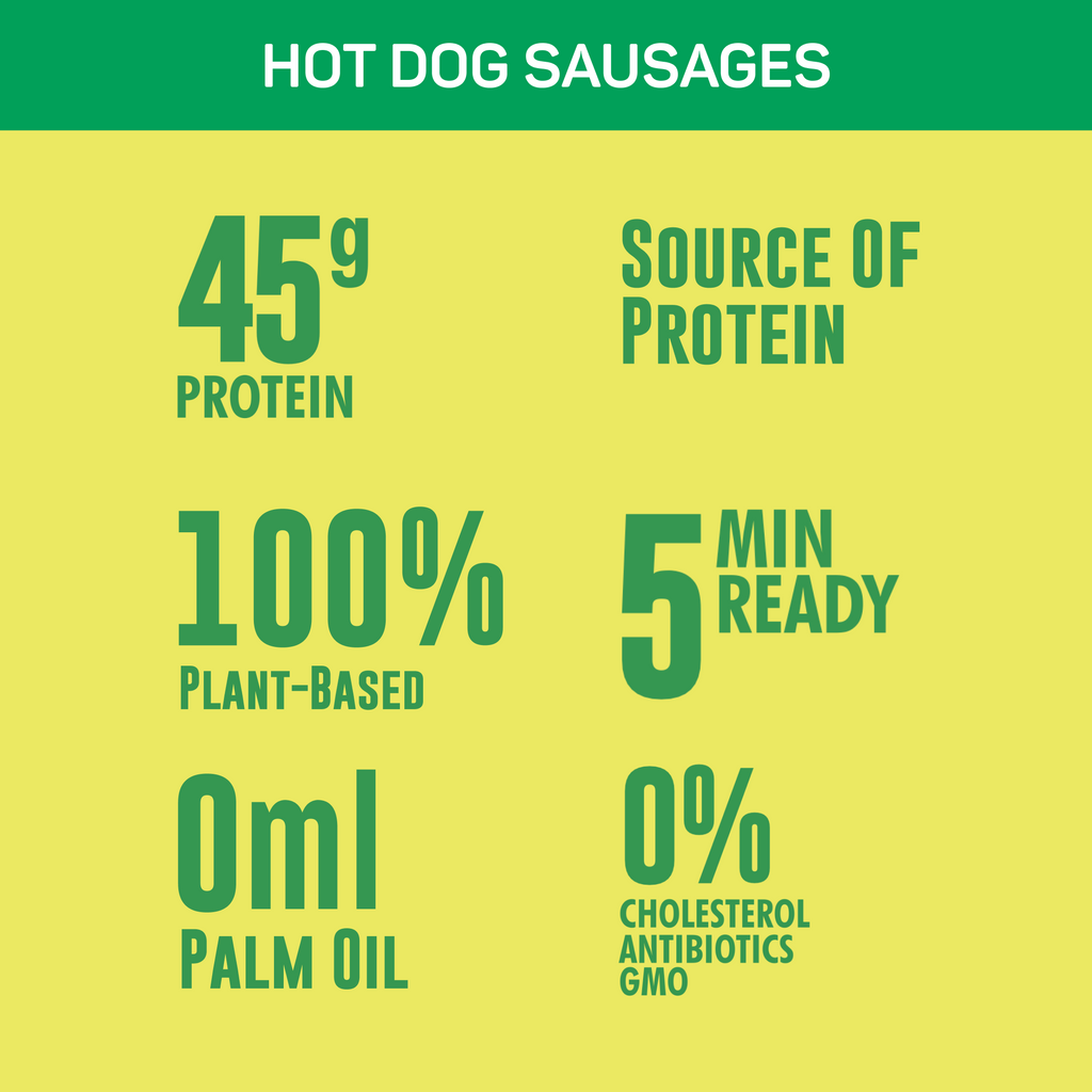 Plant Based Hot Dog Sausages (500g)