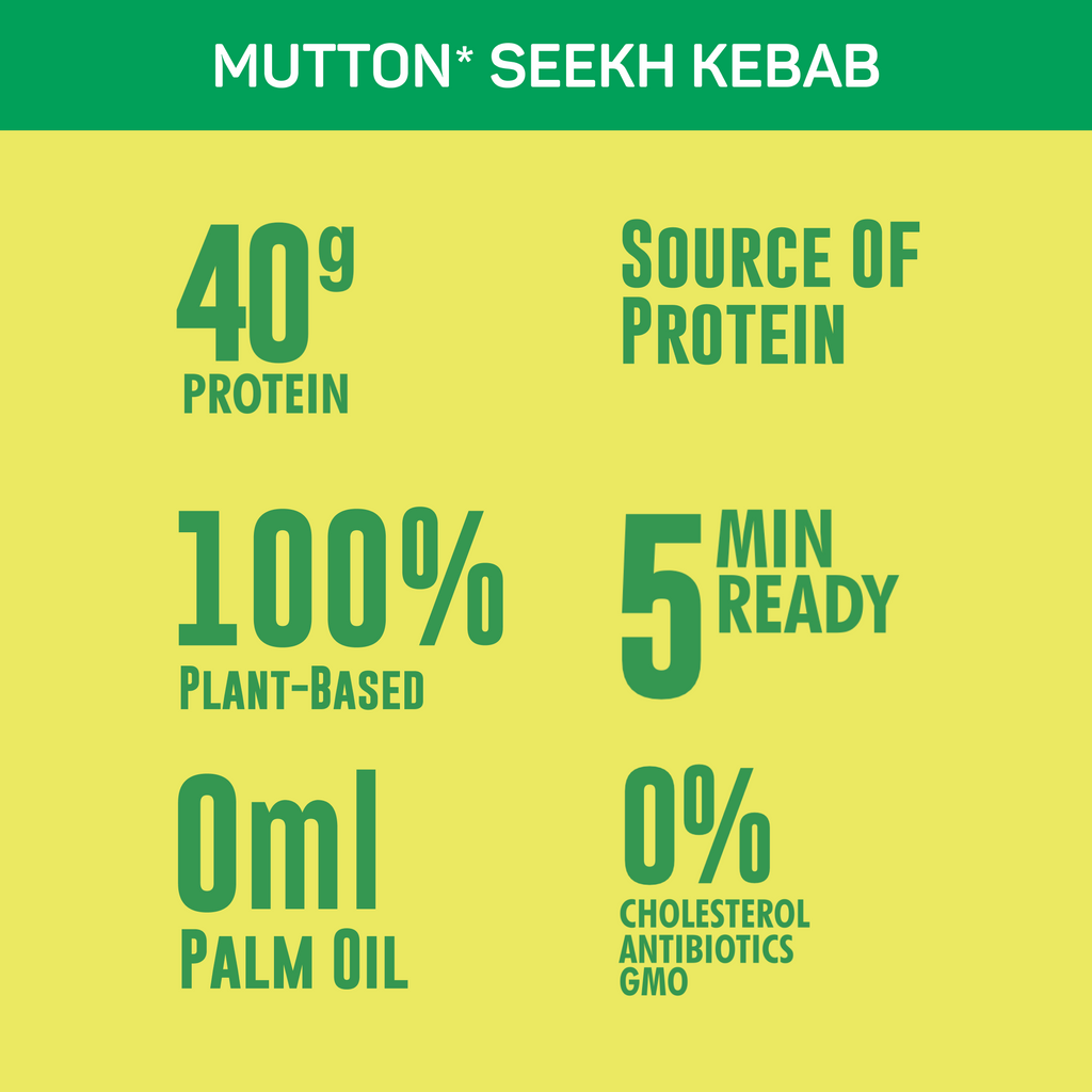 Plant Based Mutton Seekh Kebab (300g)